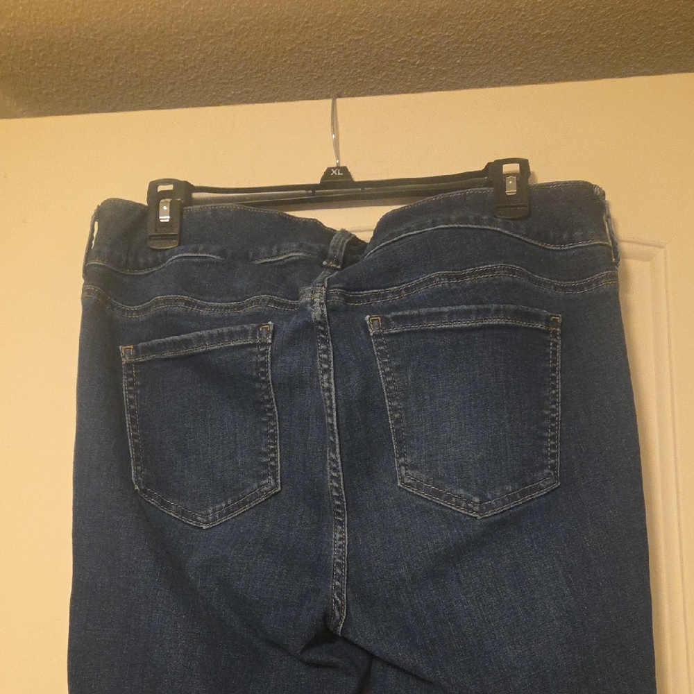 Torrid High Rise Ripped Blue Jeans - Picture 6 of 6